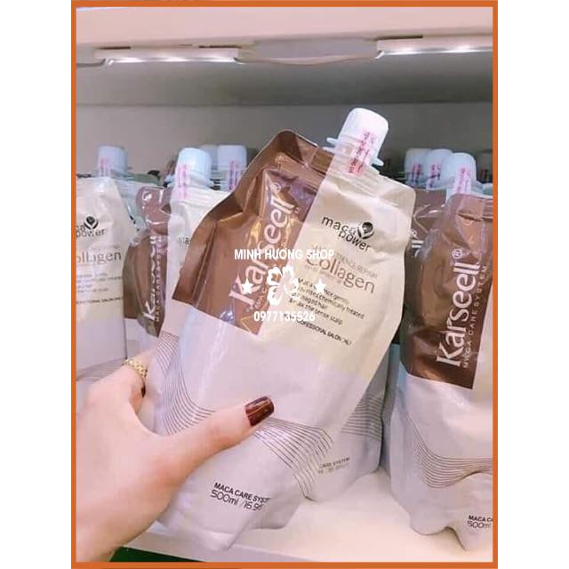 [ Hàng bao tem ] Ủ TÓC COLLAGEN KARSEELL 500ml | BigBuy360 - bigbuy360.vn