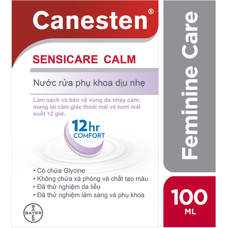CANESTEN SENSICARE CALM Pháp - Dung Dịch Vệ Sinh Phụ Nữ Hương Thơm Dịu Nhẹ Giúp Giảm Ngứa, Khí Hư