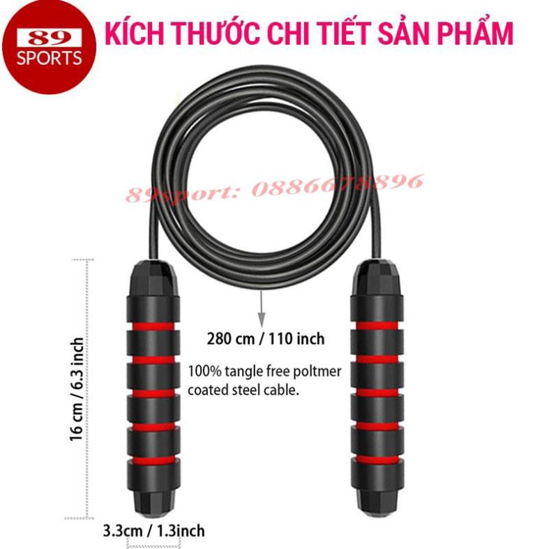 Dây nhảy thể thao dây cáp lõi thép, siêu bền, đẹp, rẻ vô địch