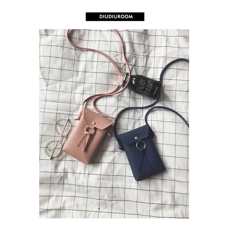 [Sale] Túi đeo chéo mini để điện thoại da Pu thời trang nl.Store S01