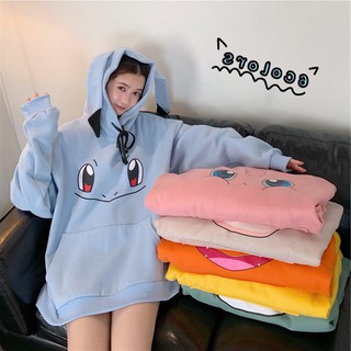 Áo hoodie tai thú ngộ nghĩnh nhiều màu