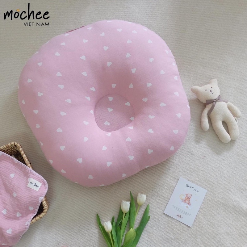 Vỏ Gối Chống Trào Ngược Muslin Mochee 70*70cm và 70*80cm