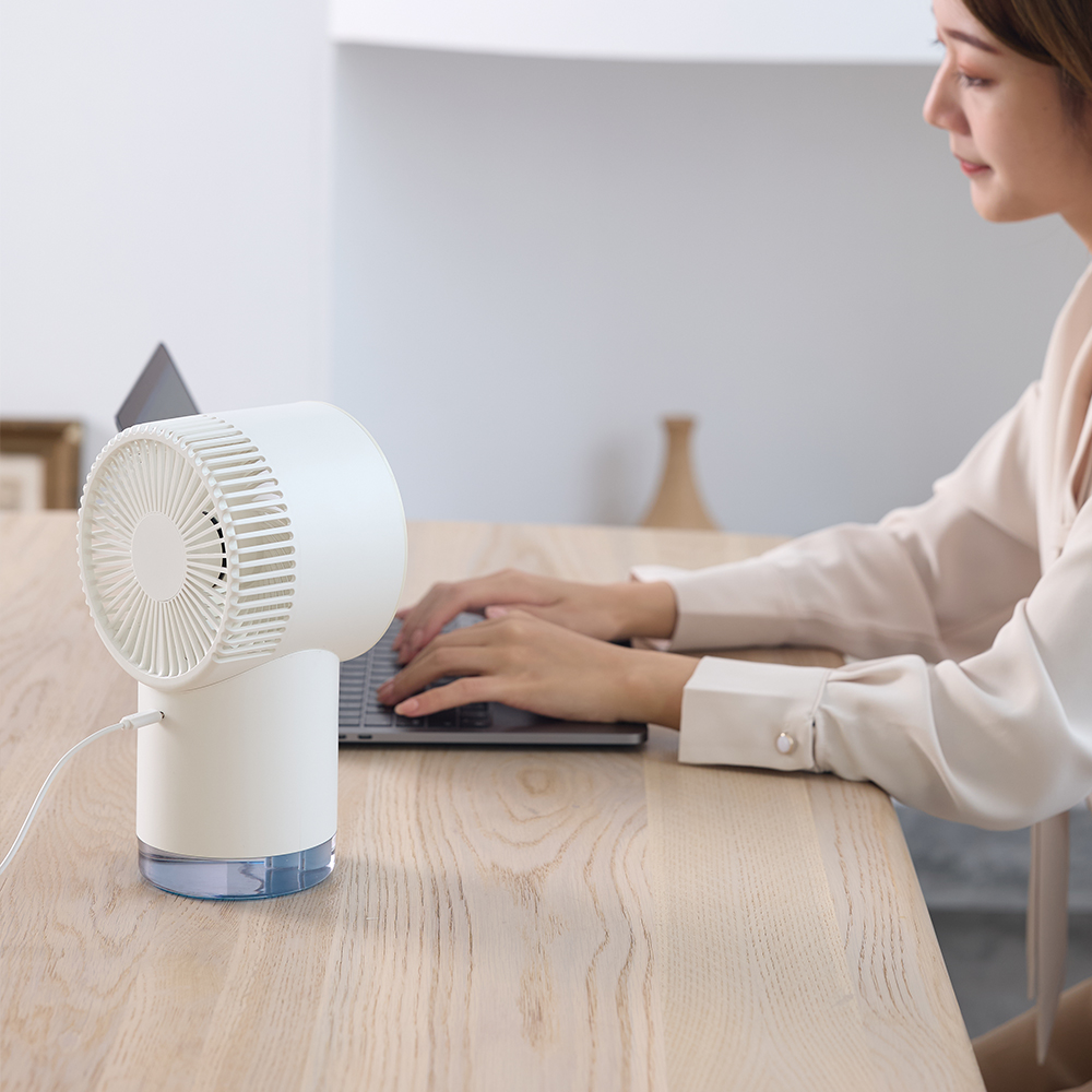 Quạt phun sương Uareliffe 365 tạo độ ẩm không khí tiếng ồn thấp cho văn phòng/ gia đình