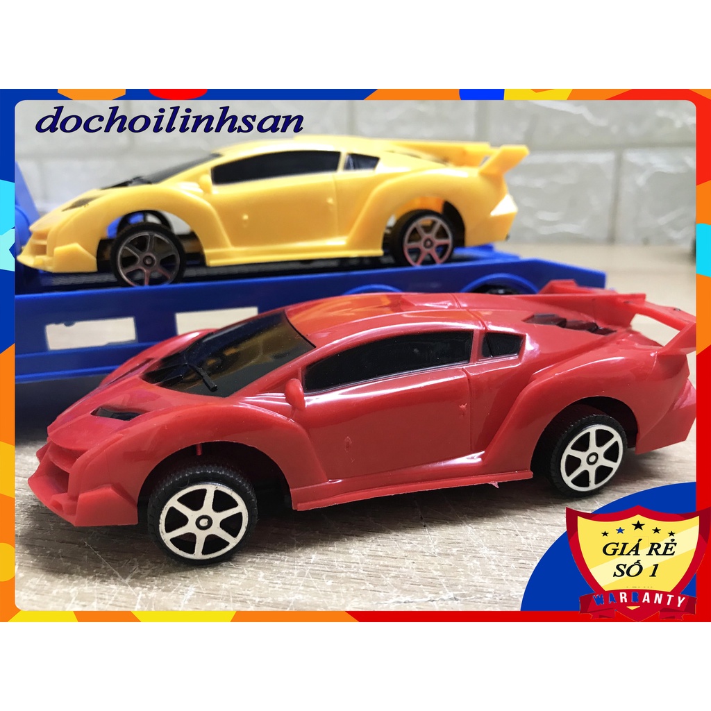 BỘ ĐỒ CHƠI Ô TÔ VẬN CHUYỂN CHỞ SIÊU XE CHO BÉ