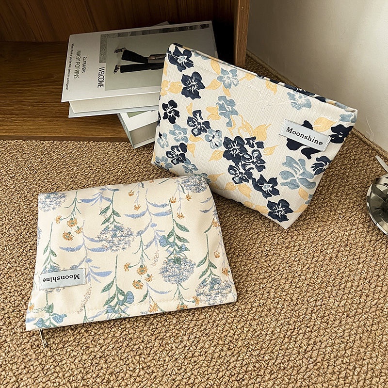 Túi Đựng Mỹ Phẩm Du Lịch Ba Chiều Chất Lượng Cao Chống Thấm Nước Có Sức Chứa Lớn Họa Tiết Hoa