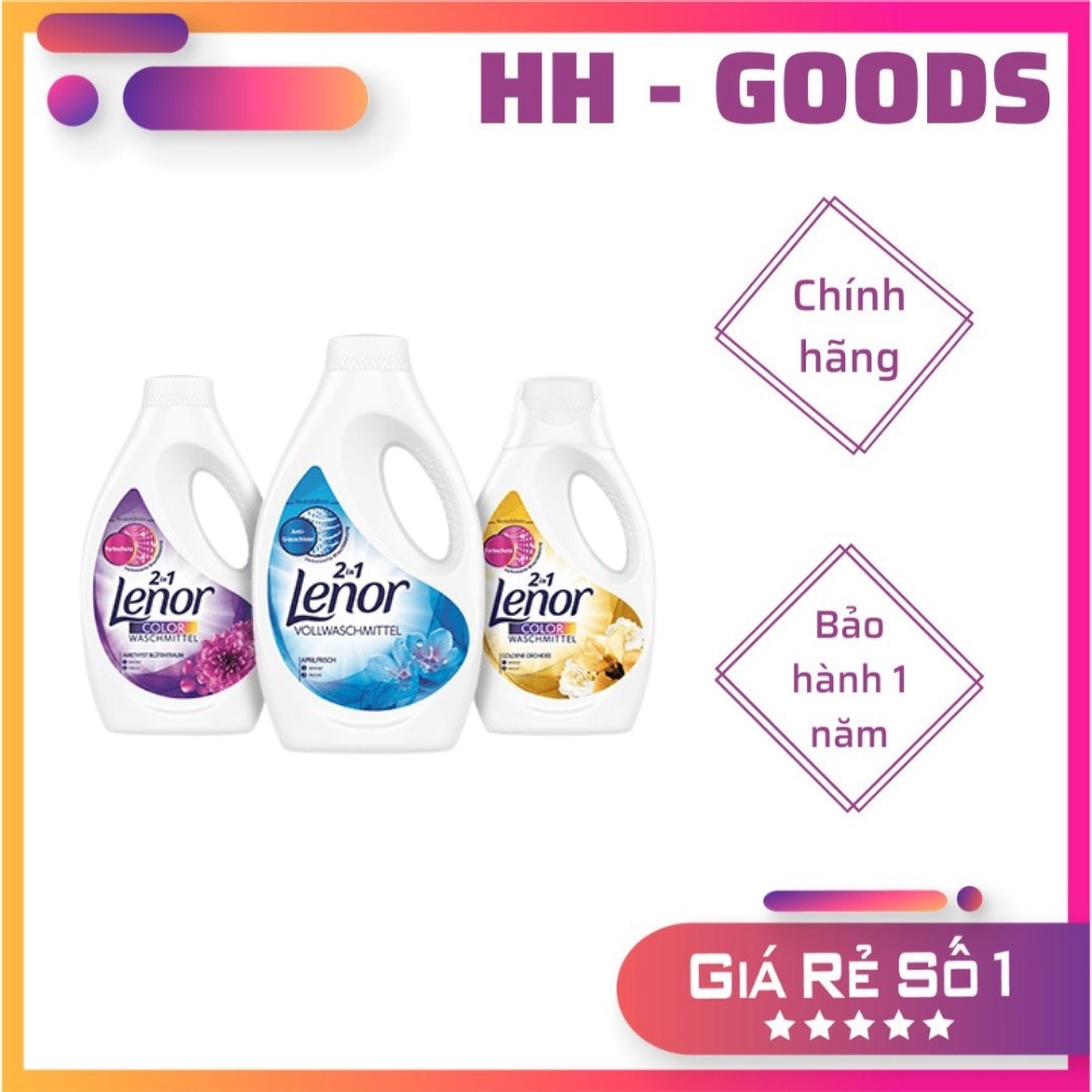 Nước giặt đậm đặc Lenor 2 in 1 - 1375ml