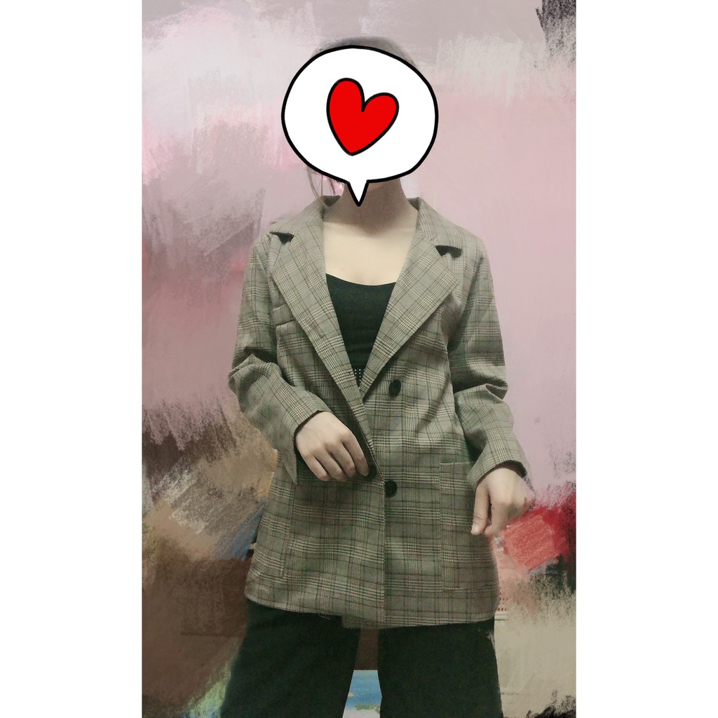 [KÈM QUÀ TẶNG] ÁO BLAZER SỌC KẺ, hàng sẵn (kèm ảnh thật). | BigBuy360 - bigbuy360.vn