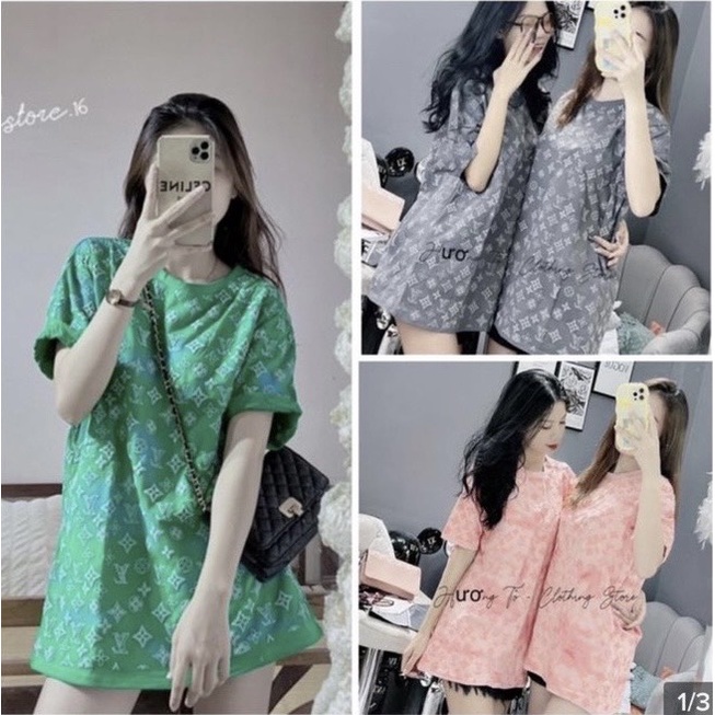 Áo Phông Nam LV Hoạ Tiết Nổi Vải Cotton Mát Mịn - Áo Phông LV Nam Nữ Cao Cấp [ KaKy Store ] | BigBuy360 - bigbuy360.vn