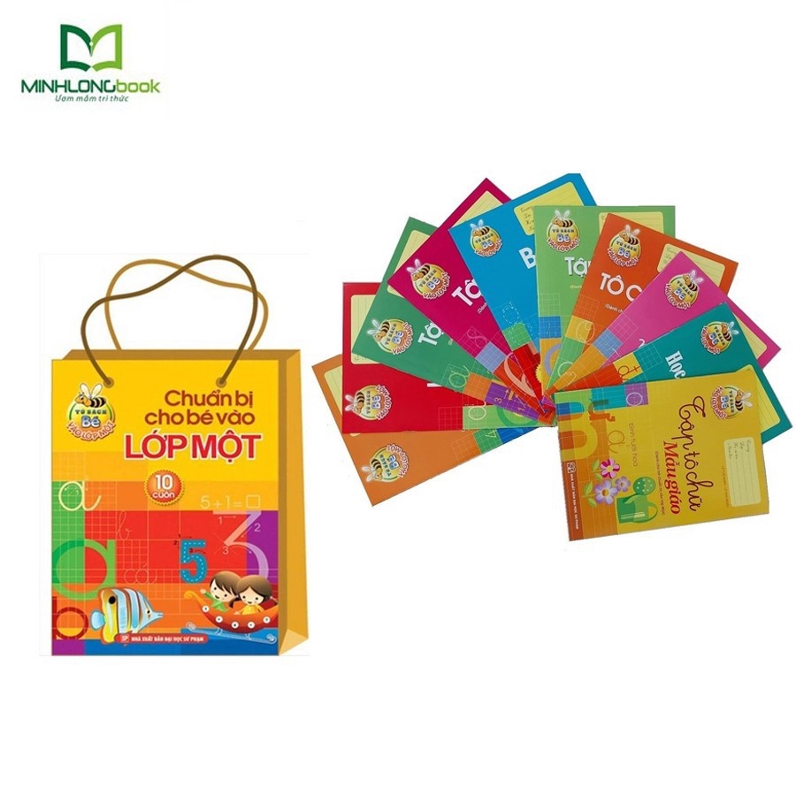 Sách: Chuẩn Bị Cho Bé Vào Lớp 1 (Túi 10 Cuốn) - TSMN