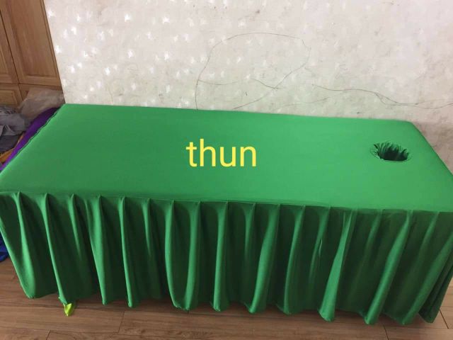 Ga spa thun dày dặn, xếp li dày(ib kích thước)