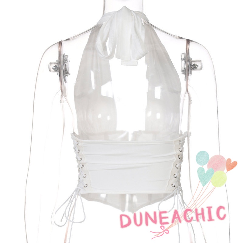 Áo yếm DUNEA hở lưng phong cách đường phố gợi cảm cho nữ