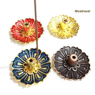 Đế cắm nhang 9 lỗ hình hoa sen bằng đồng