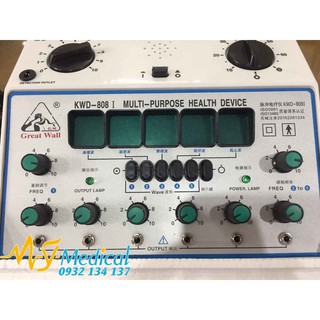 Máy châm cứu 6 cọc 12 kim KWD-808I Giắc Dẹp