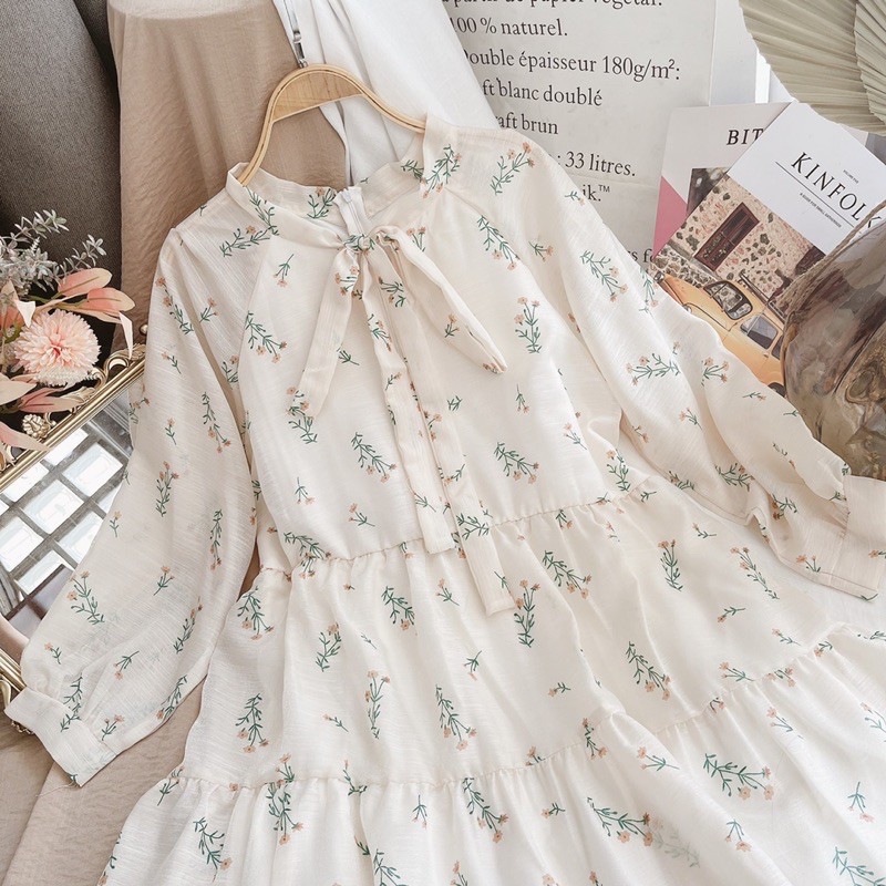 [Mã SKAMA06 giảm 8% tối đa 50K đơn 250K] ĐẦM BABYDOLL HOA NHÍ TAY BỒNG | BigBuy360 - bigbuy360.vn
