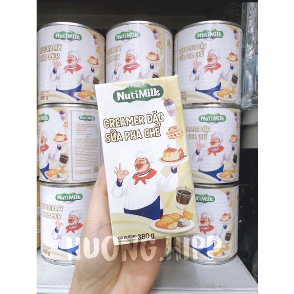 SỮA ĐẶC NUTIMILK CREAMER ĐẶC SỮA PHA CHẾ 380G (NUTIFOOD)