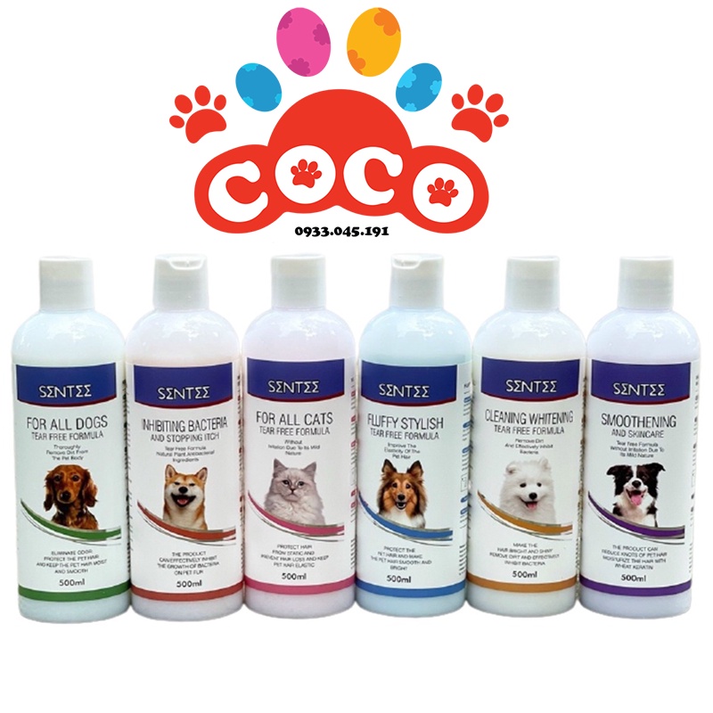 Sữa tắm cho chó mèo SenTee 500ml
