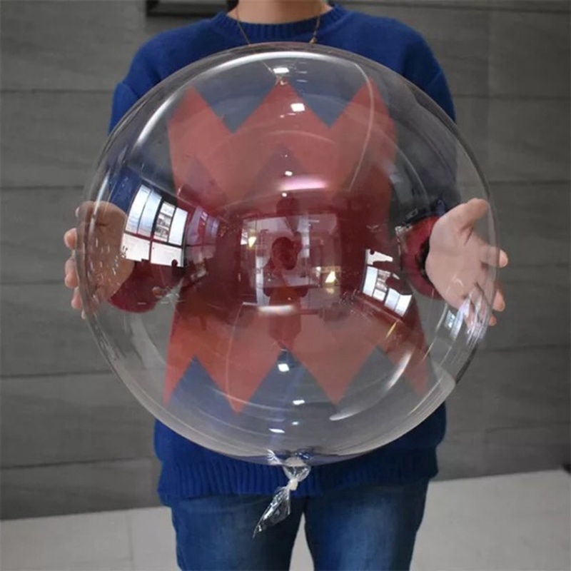 Bong bóng trong suốt 18 inch 36 inch trang trí tiệc
