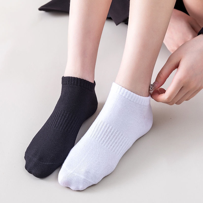 Tất cổ ngắn unisex Vớ thấp cổ trơn chống hôi chân giá rẻ nhất miền bắc