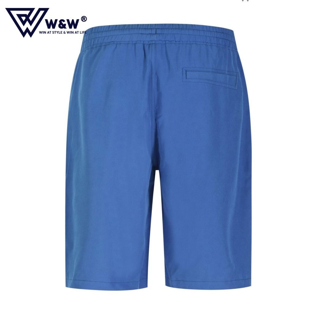 Quần Short Nam W&amp;W Vải Gió Cạp Chun, Chất Liệu Mỏng Nhẹ, Thoáng Mát, Dáng Thể Thao Trẻ Trung WSH14