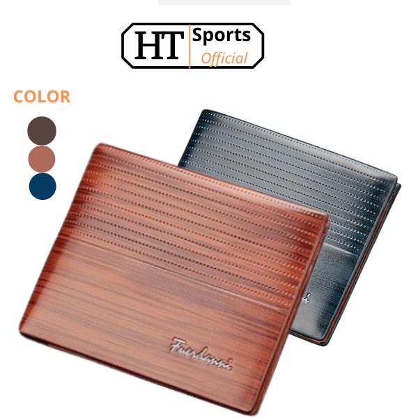 Bóp ví nam Tuerdanni HT Sports thời trang sành điệu cá tính, chất da mềm mại siêu bền đựng tiền thẻ tiện lợi