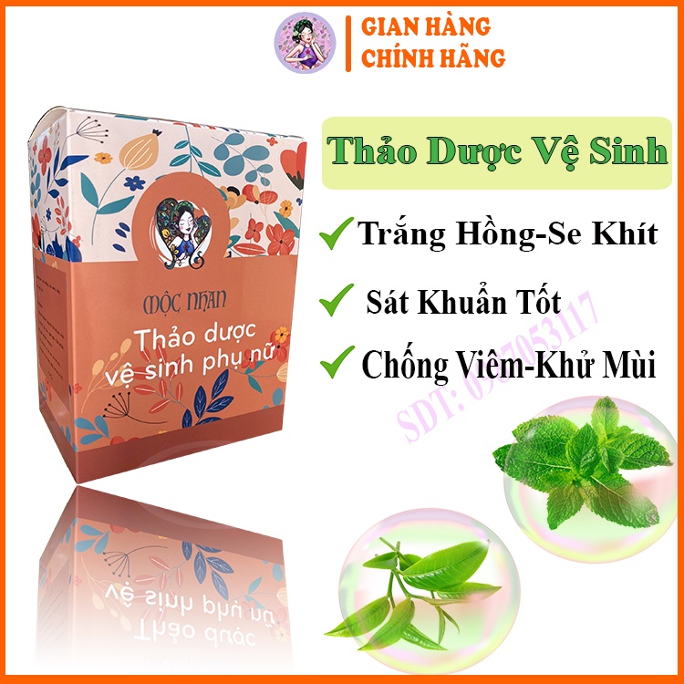 Mộc Nhan Natural, Thảo Dược Xông Rửa Vệ Sinh, Handmade Mộc Nhan, Tiệm Xương Rồng, Tiemxuongrong, Trắng Hồng, Se Khít