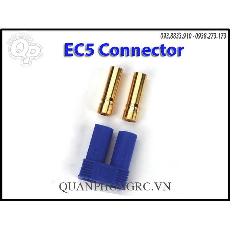 Jack cắm EC5 (đầu pin / esc / cặp)