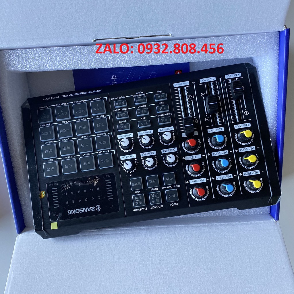 Sound card S8 2020 Có 2 Cổng Mic Và Tích Hợp Cổng Nhạc Cụ