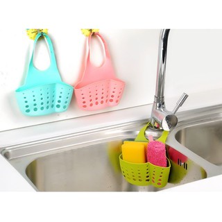 Giỏ Để Đồ Treo Vòi Nước Siêu Bền [ GIỎ SILICON TREO RẺ RỬA BÁT ]