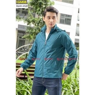 [CHÍNH HÃNG] Áo Khoác Nam - Áo Gió Nam 2 Lớp Lót Lưới CARDINA Siêu Phẩm Cản Gió Chống Nước - Kèm Túi Đựng Siêu Gọn Nhẹ