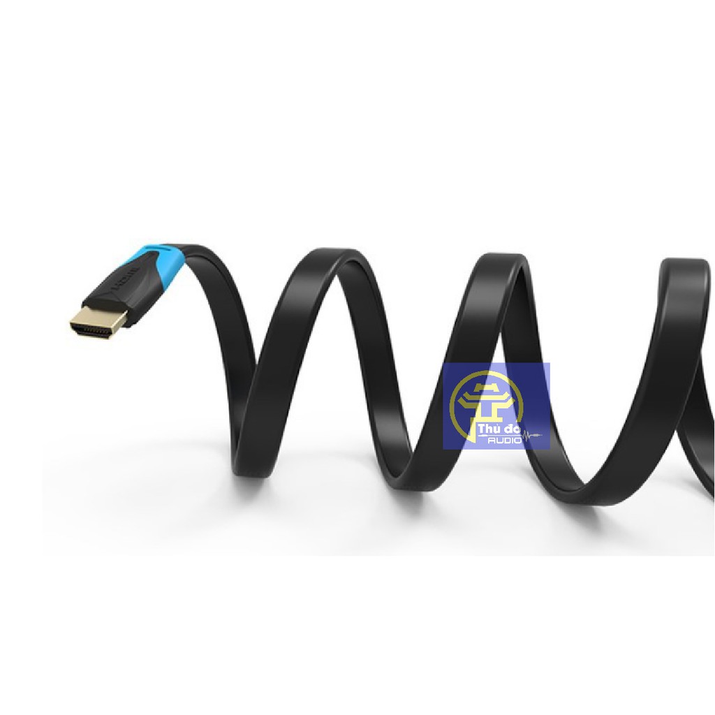 Dây Cáp HDMI Cao cấp VENTION 3D 4K Tốc Độ Cao Dạng Dẹt Đầu Mạ Vàng Cho Notebook/Máy Chiếu/TV/VR