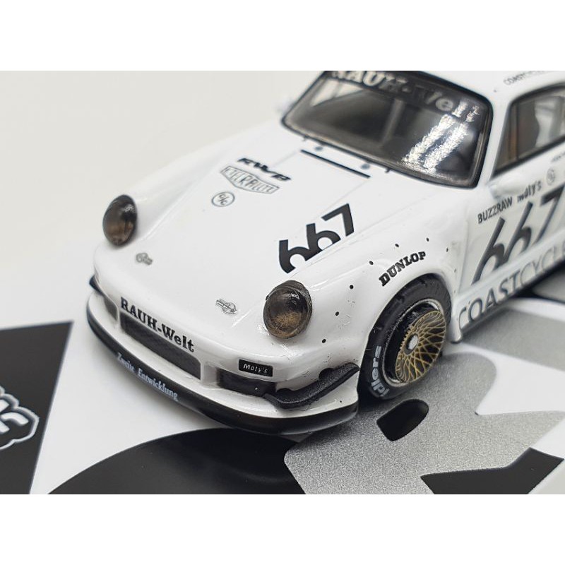 Xe Mô Hình Porsche RWB 930 Coast Cycles 1:64 Tarmac Works ( Trắng )