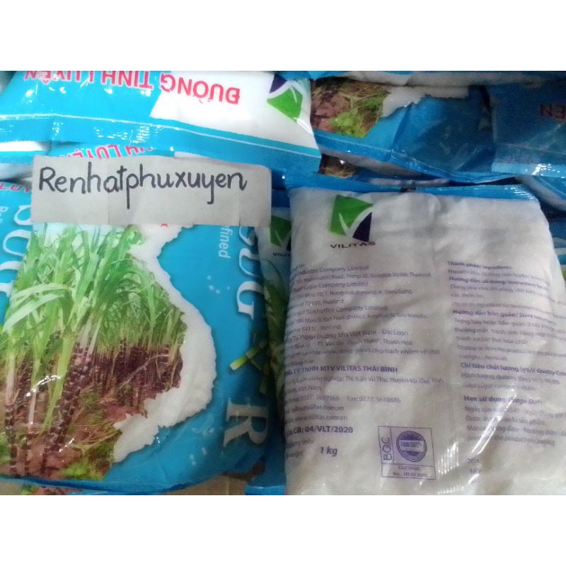 1kg đường kính trắng vàng mới hàng y hình