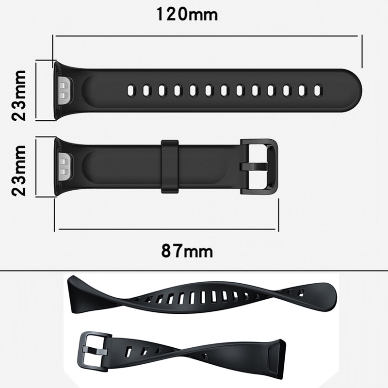 Dây Đeo Thay Thế Chất Liệu TPU Silicone Nhiều Màu Sắc Cho Xiaomi Mi Band 7 Pro