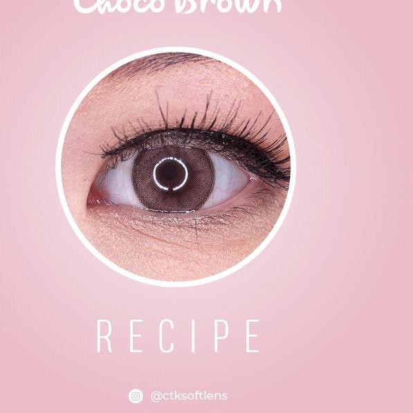 ^ - Choco Brown Recipe Softlens 14.5mm