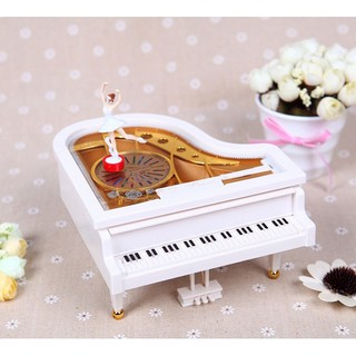 (LƯU Ý CỠ LỚN) Hộp nhạc piano vũ công sang trọng