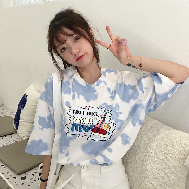 Áo Thun Tay Ngắn Dáng Rộng Phong Cách Hàn Quốc Ngọt Ngào Cho Nữ áo phông nữ JL-TX-24