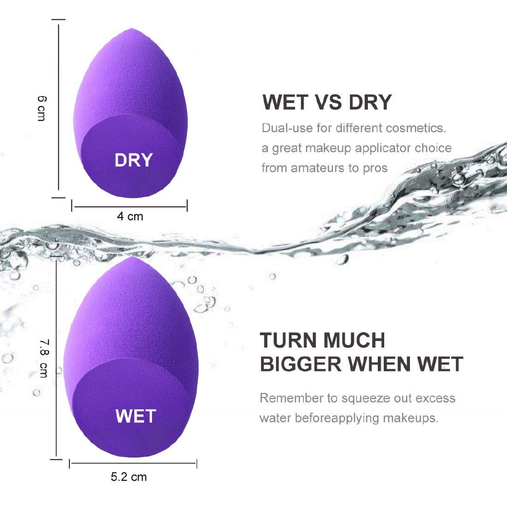 [Hàng mới về] Set 1/4 mút đánh phấn trang điểm chuyên nghiệp