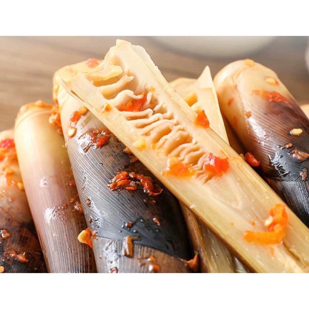 Măng Trúc cay Tứ Xuyên ngâm ớt xanh gói 500g - 400g - 200g- 100g