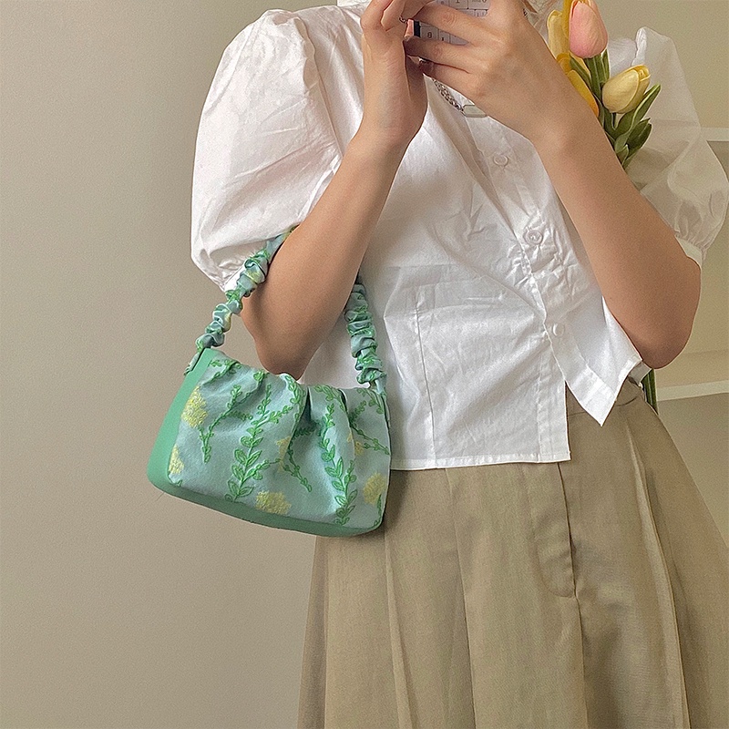 Túi Xách Đeo Vai Xếp Ly Mẫu Mới 2022