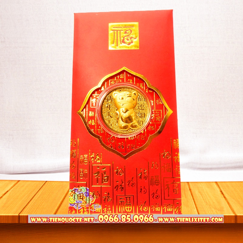 Bao lì xì 2022 con hỗ cọp Nhâm dần (M2)