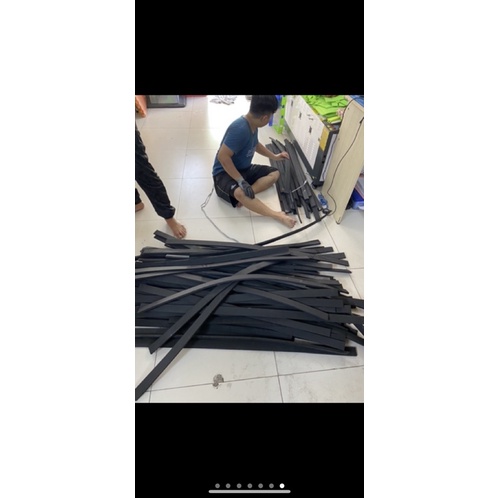 Xốp foarm eva lót hồ cá, làm thủ công, mô hình dạng sợi dài >1m, bảng 5cm nhiều độ dày