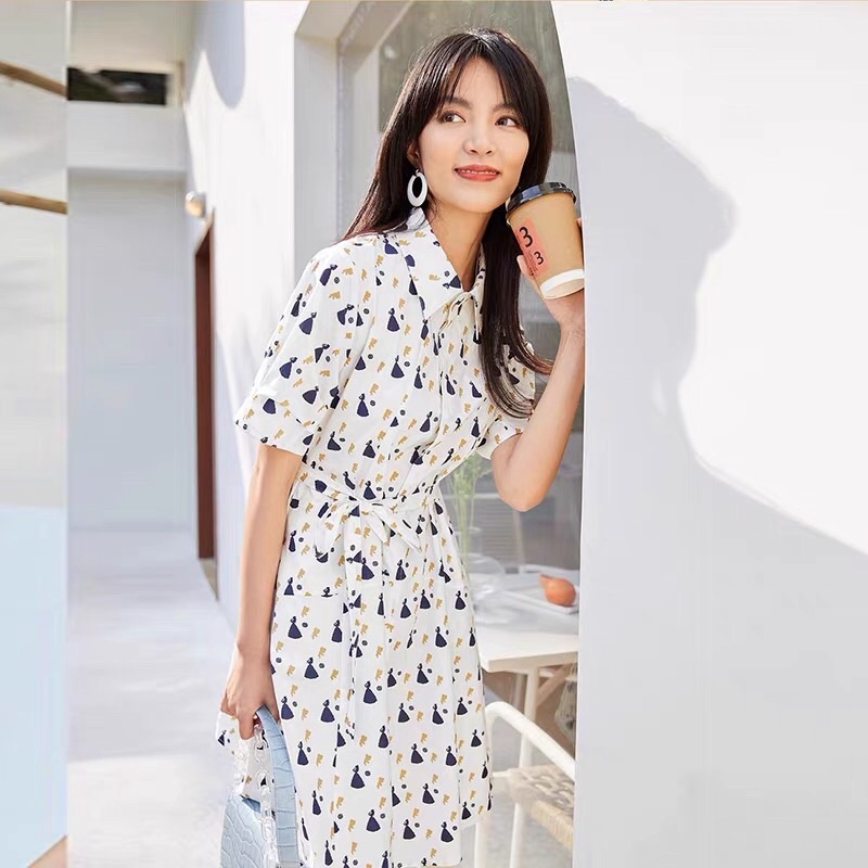 Đầm hoạ tiết công chúa Eifini