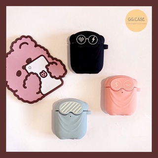 Ốp tai nghe airpods, vỏ airpods heo silicon