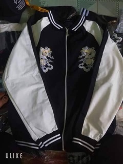 Áo bomber thêu rồng ( kèm ảnh thật shop chụp )
