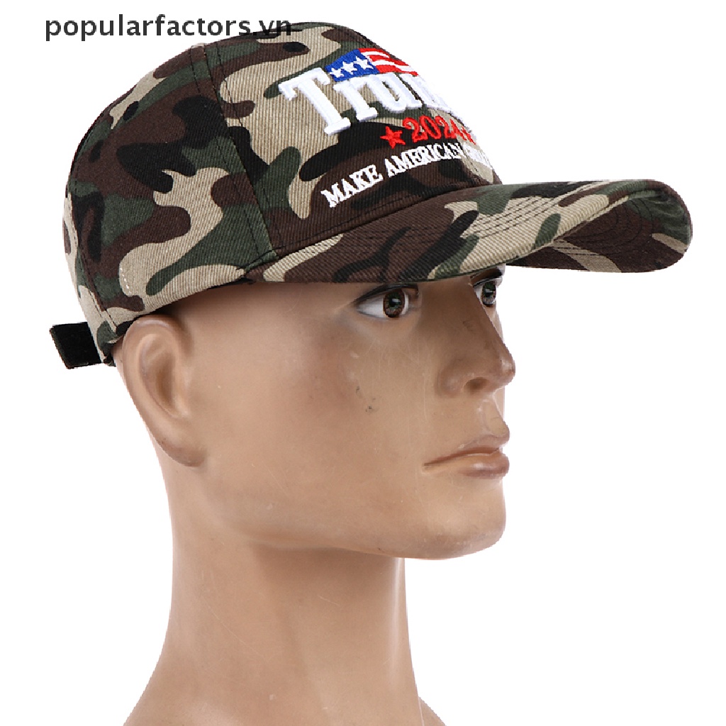 Nón Đội Họa Tiết Rằn Ri Mỹ KAG Make America Great Again Trump 2024