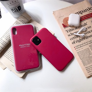 Ốp Silicon Lỏng Chính Thức Hồng Hồng Cho iPhone 14 Dành Cho iPhone 13 11 Pro Max 8 7 Plus X XR XS 12 Pro Chống Sốc