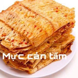 Giá sỉ 200gr Mực cán nguyên con tẩm vị