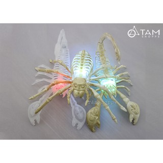 Bộ xương hình con nhện bọ cạp trang trí có đèn Led
