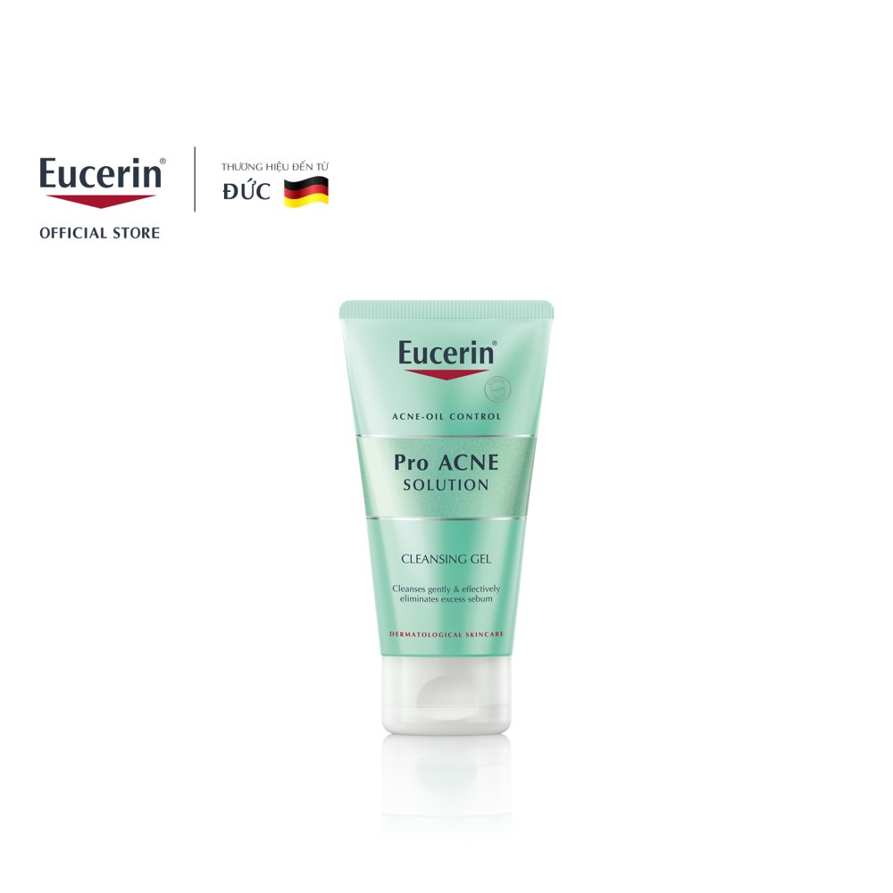 Bộ 2 Sản Phẩm Eucerin ProAcne: Tinh Chất A.I Clearing Treatment 40ml &amp; Gel Rửa Mặt Cleansing Gel 75ml