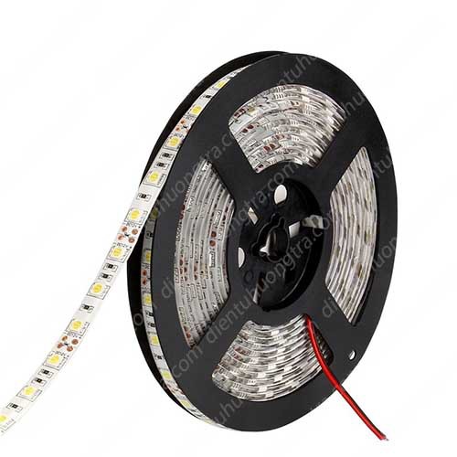 Led cuộn 5050 đơn màu không chớp nguồn 12V dài 5m